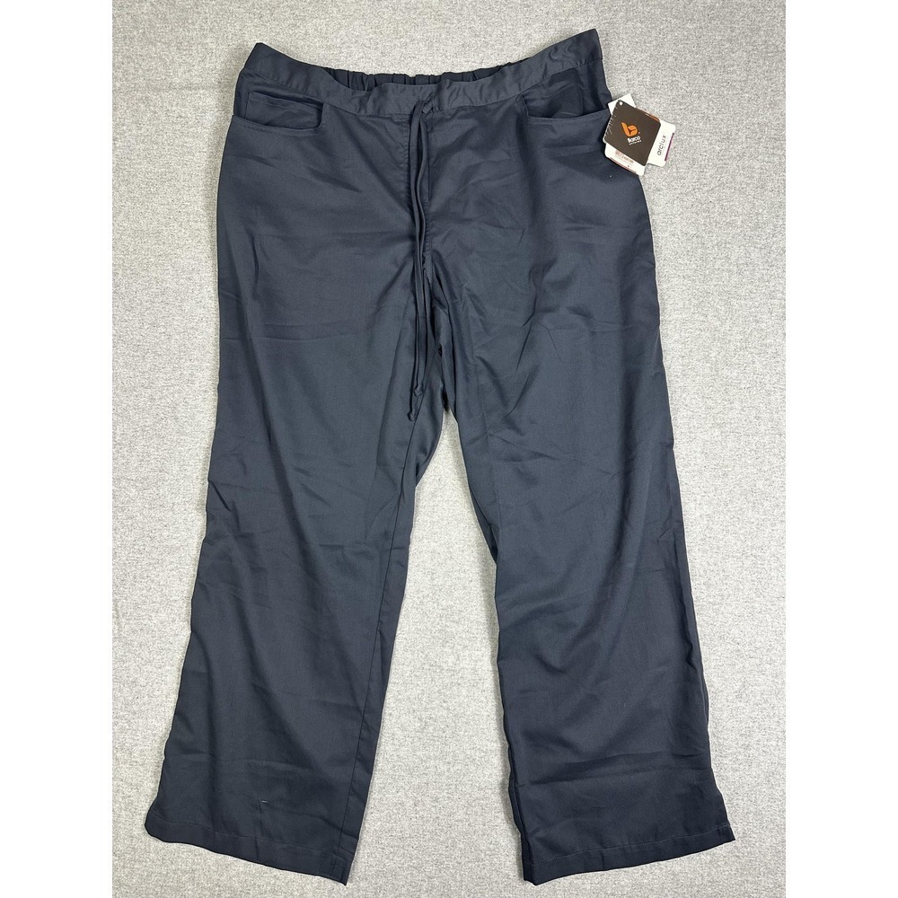 Grey's Anatomy Scrub Pants Mens 2XL Gray Drawstring 5 Pocket Workwear‎ 4232X
